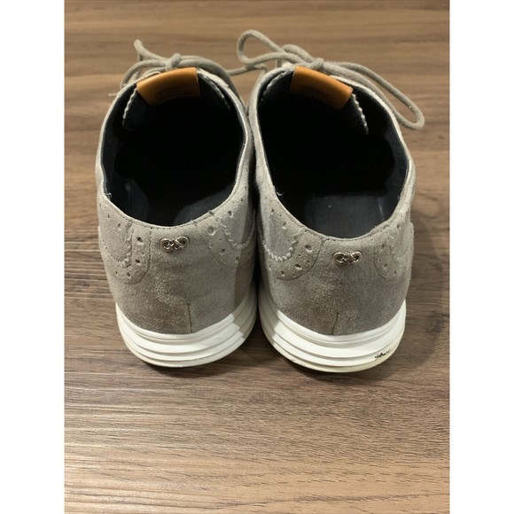 Cole Haan Womens Size 9B Gray #W05167 Wingtip Oxford Shoes - Picture 7 of 9